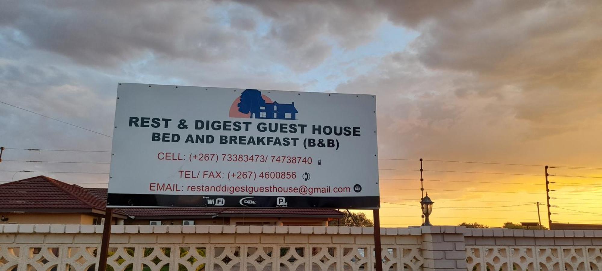 Rest & Digest Bed and Breakfast Serowe Εξωτερικό φωτογραφία